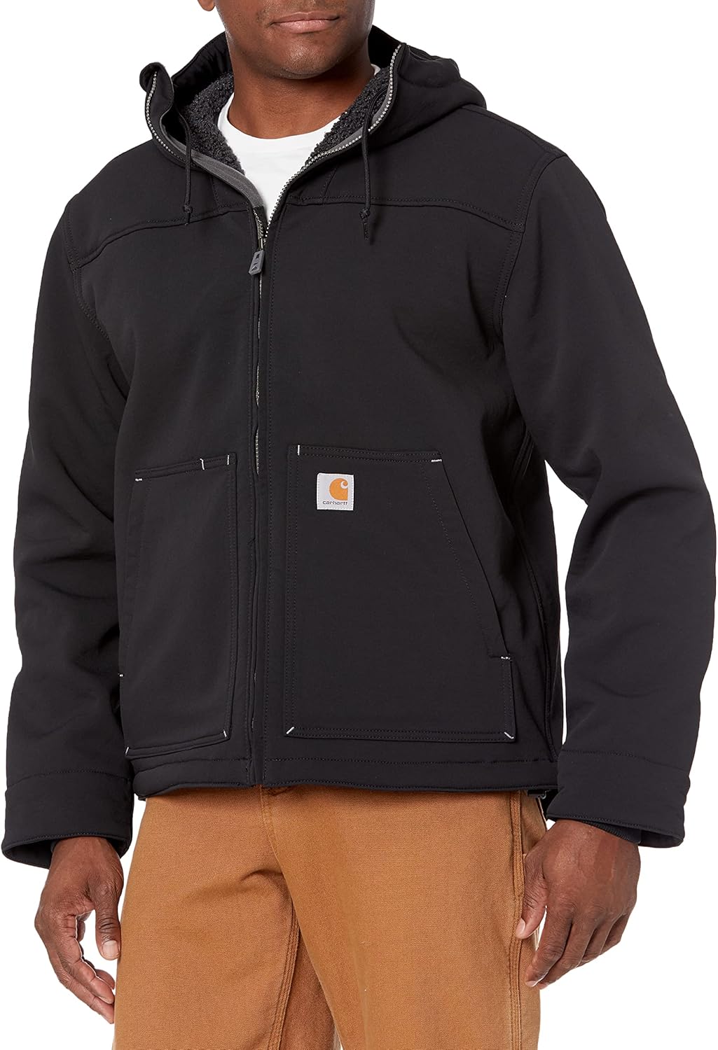 Carhartt мужская куртка 105001 Super Dux Relaxed Fit с подкладкой из шерпы, Black
Carhartt мужская куртка 105001 Super Dux Relaxed Fit с подкладкой из шерпы, Black