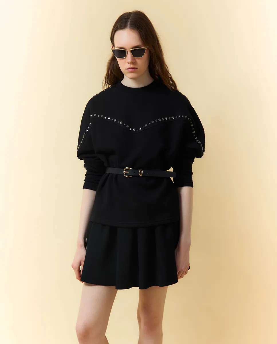 Свитшот с заклепками Sfera, черный
Свитшот с заклепками Sfera, черный