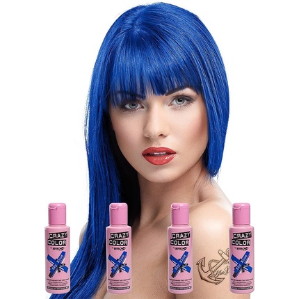 Полуперманентная краска для волос Crazy Colour от Renbow Sky Blue No.59 100 мл - Упаковка из 4 шт Crazy Color
Полуперманентная краска для волос Crazy Colour от Renbow Sky Blue No.59 100 мл - Упаковка из 4 шт Crazy Color