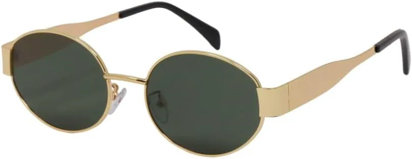 Ретро-очки овальной формы для мужчин и женщин. Модные солнцезащитные очки. Классические очки унисекс с защитой от УФ-излучения UV400 RAVI EYEWEAR, Gold/Green
Ретро-очки овальной формы для мужчин и женщин. Модные солнцезащитные очки. Классические очки унисекс с защитой от УФ-излучения UV400 RAVI EYEWEAR, Gold/Green