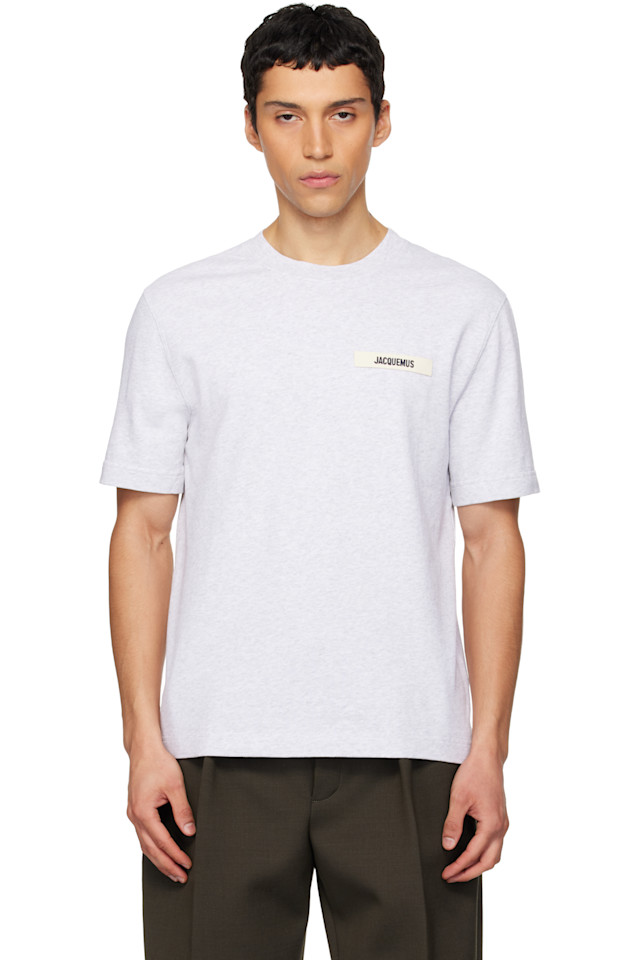 Jacquemus Серая футболка "The Gros Grain"
Jacquemus Серая футболка "The Gros Grain"