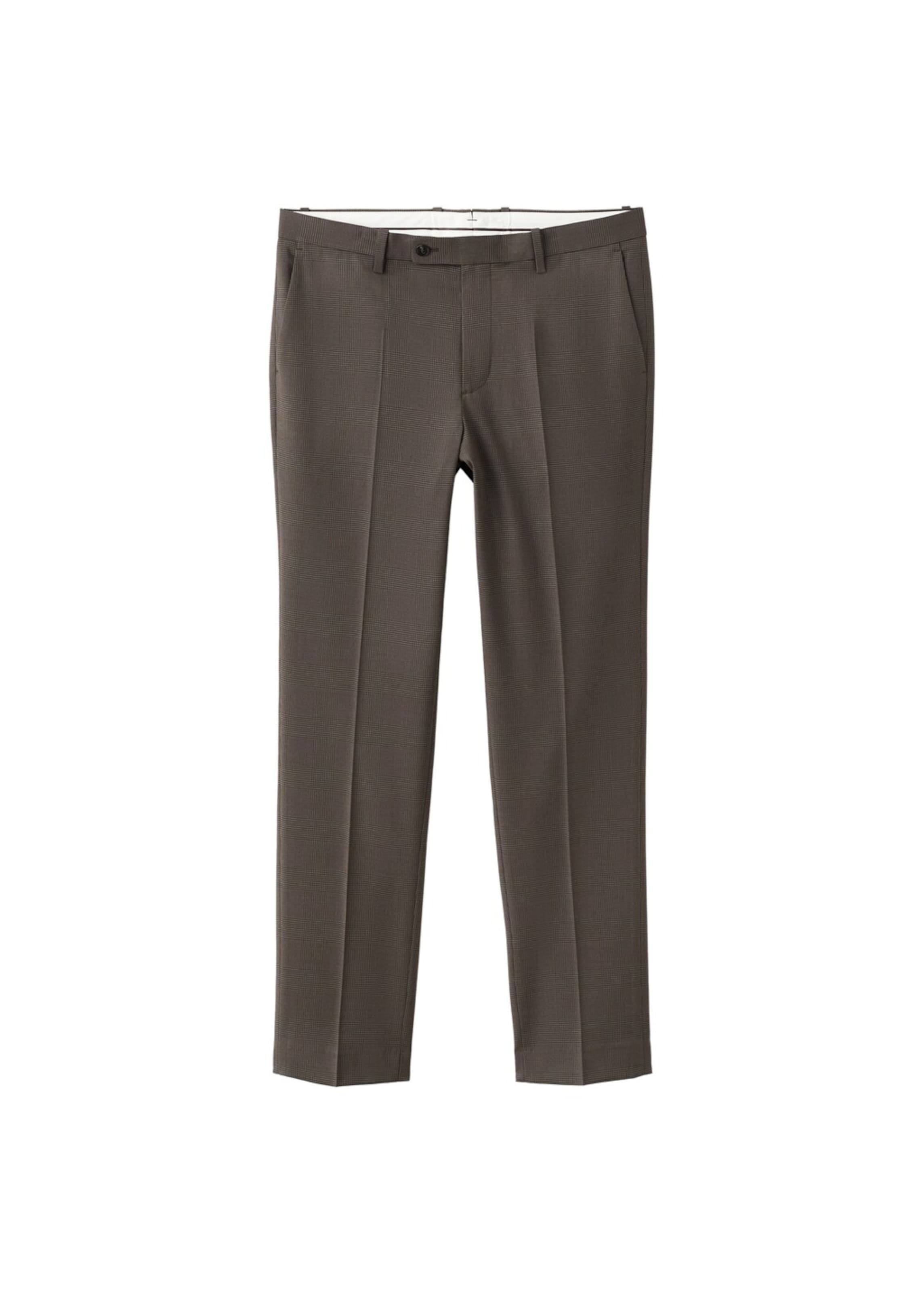 MANGO MAN Брюки 'Milan' с зауженным кроем и складками в темно-коричневом цвете
MANGO MAN Брюки 'Milan' с зауженным кроем и складками в темно-коричневом цвете