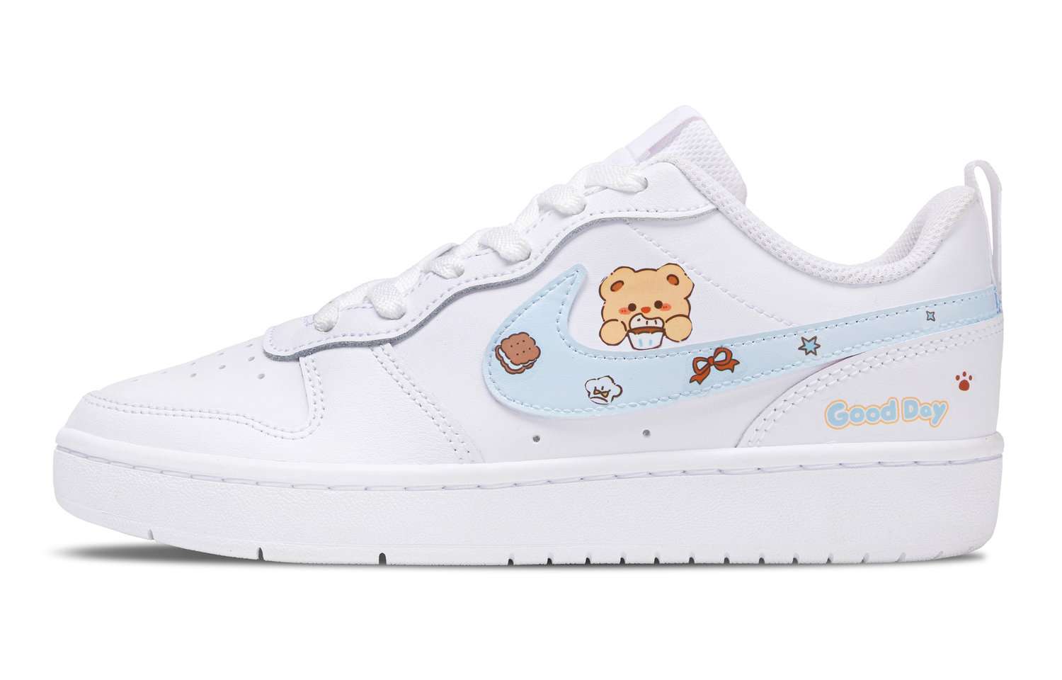 Nike Court Borough Sweetheart Bear Pie Slip Resistant Abrasion Resistant низкие скейтборд кроссовки White детские
Nike Court Borough Sweetheart Bear Pie Slip Resistant Abrasion Resistant низкие скейтборд кроссовки White детские