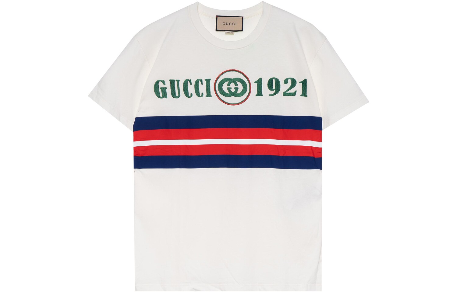 Футболка женская Gucci 1921, белый 
Футболка женская Gucci 1921, белый