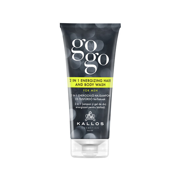 Энергетический гель для волос и тела 2в1 для мужчин, 200 мл Kallos Go go 
Энергетический гель для волос и тела 2в1 для мужчин, 200 мл Kallos Go go