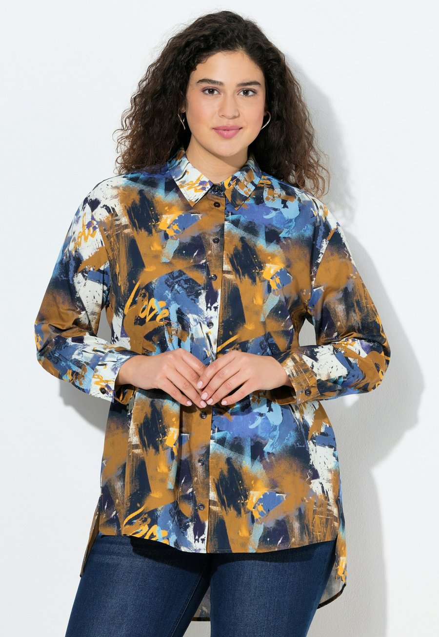 Блуза Ulla Popken Button-down blouse, Mocha Brown/Brown
Блуза Ulla Popken Button-down blouse, Mocha Brown/Brown