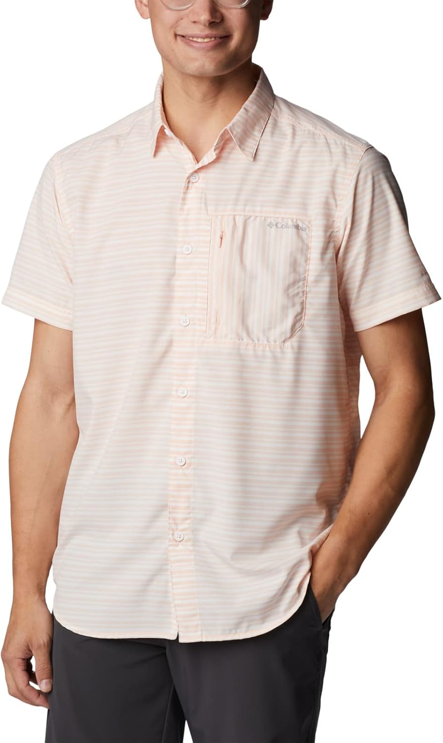 Мужская рубашка Columbia Twisted Creek II с коротким рукавом, Peach Blossom Basic Stripe
Мужская рубашка Columbia Twisted Creek II с коротким рукавом, Peach Blossom Basic Stripe