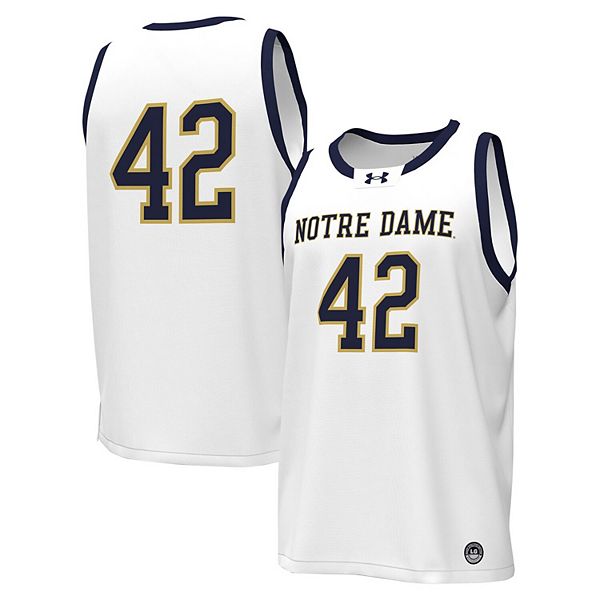 Мужская баскетбольная майка Notre Dame Fighting Irish #42 белая Under Armour
Мужская баскетбольная майка Notre Dame Fighting Irish #42 белая Under Armour