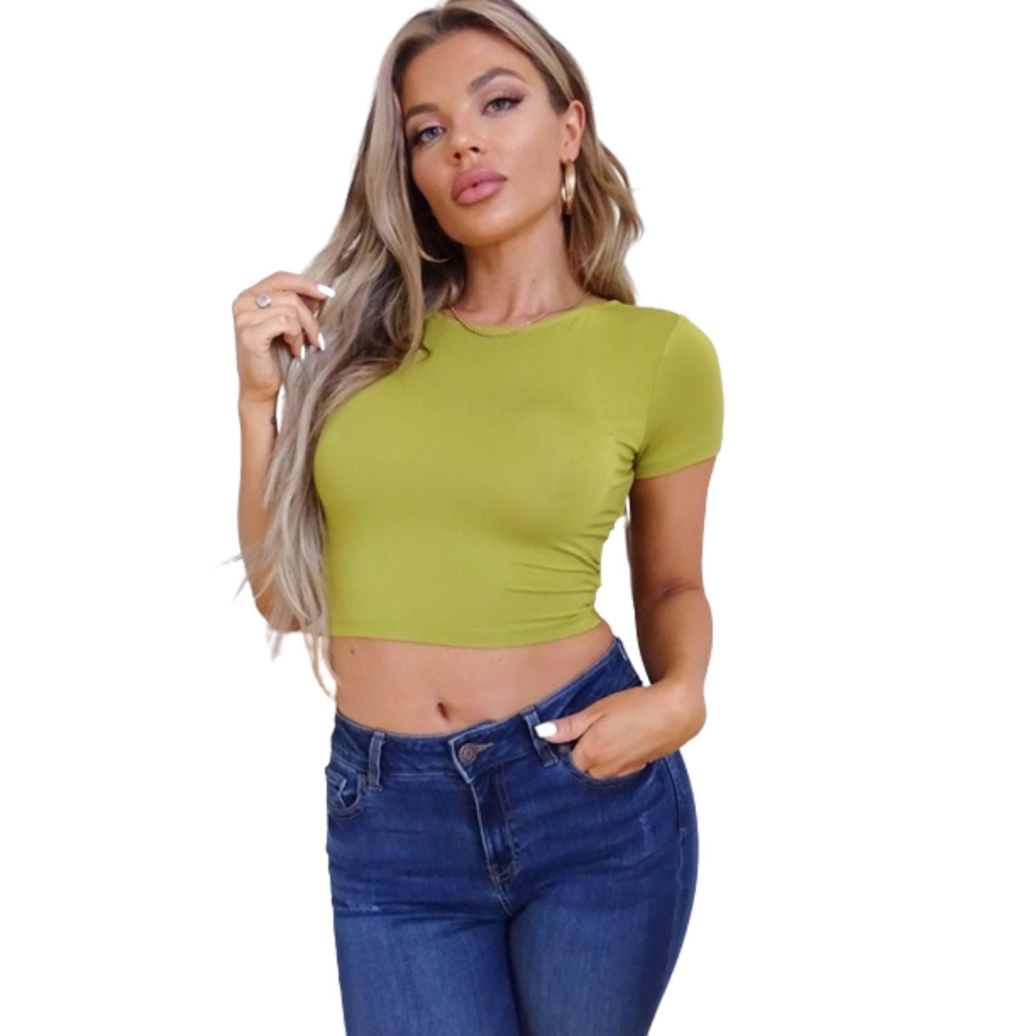 Короткий рукав круглый вырез перекрестный многофункциональный топ с завязками TRUEDAMES, Tea Leaf
Короткий рукав круглый вырез перекрестный многофункциональный топ с завязками TRUEDAMES, Tea Leaf