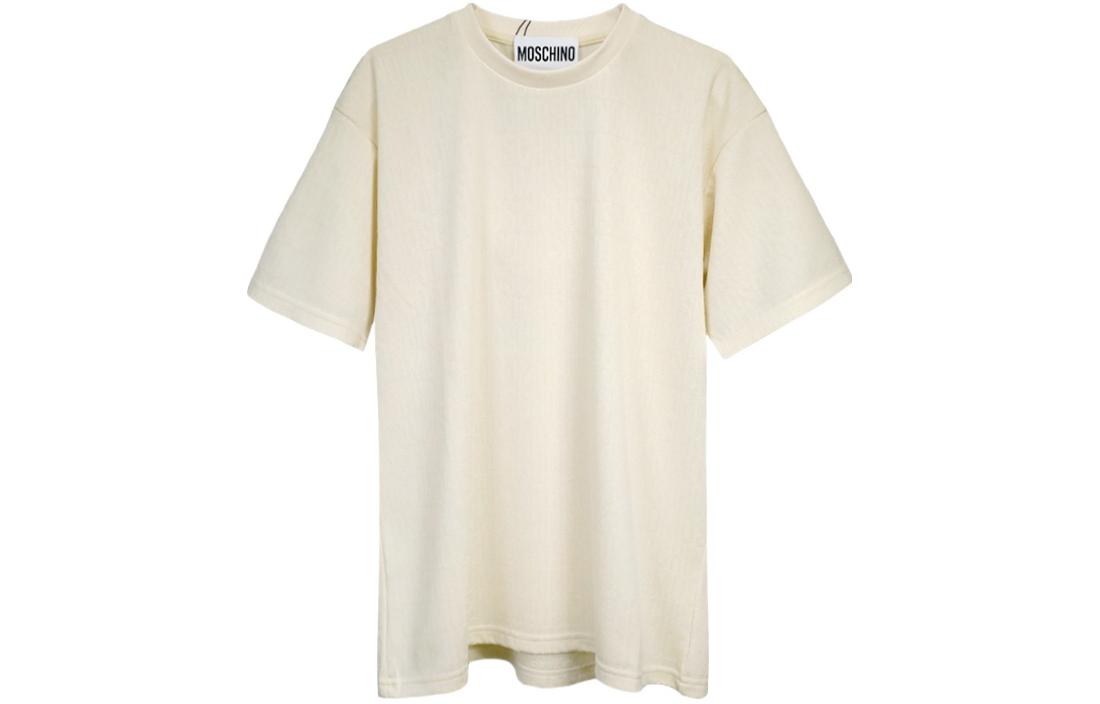 Футболка с принтом логотипа MOSCHINO, бежевая
Футболка с принтом логотипа MOSCHINO, бежевая