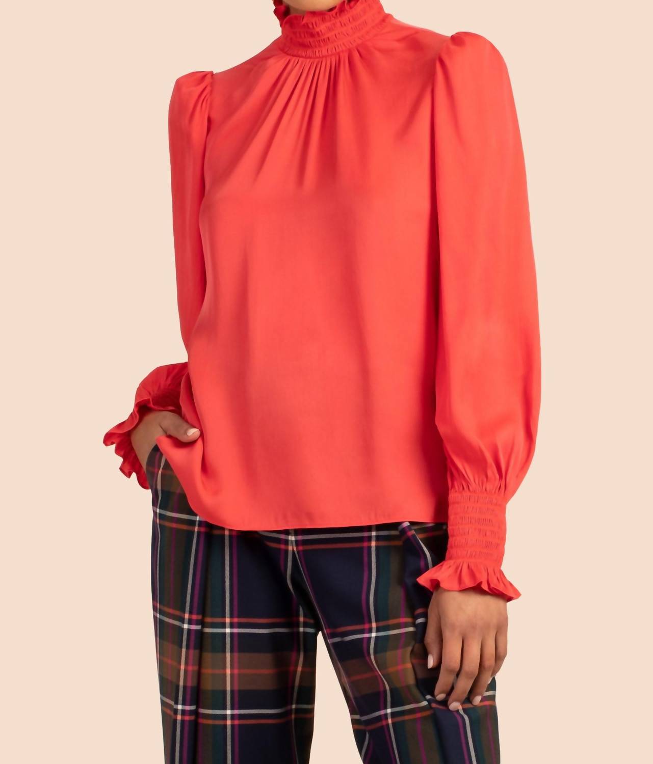 Топ Nisha в цвете паприка Trina Turk, Paprika
Топ Nisha в цвете паприка Trina Turk, Paprika