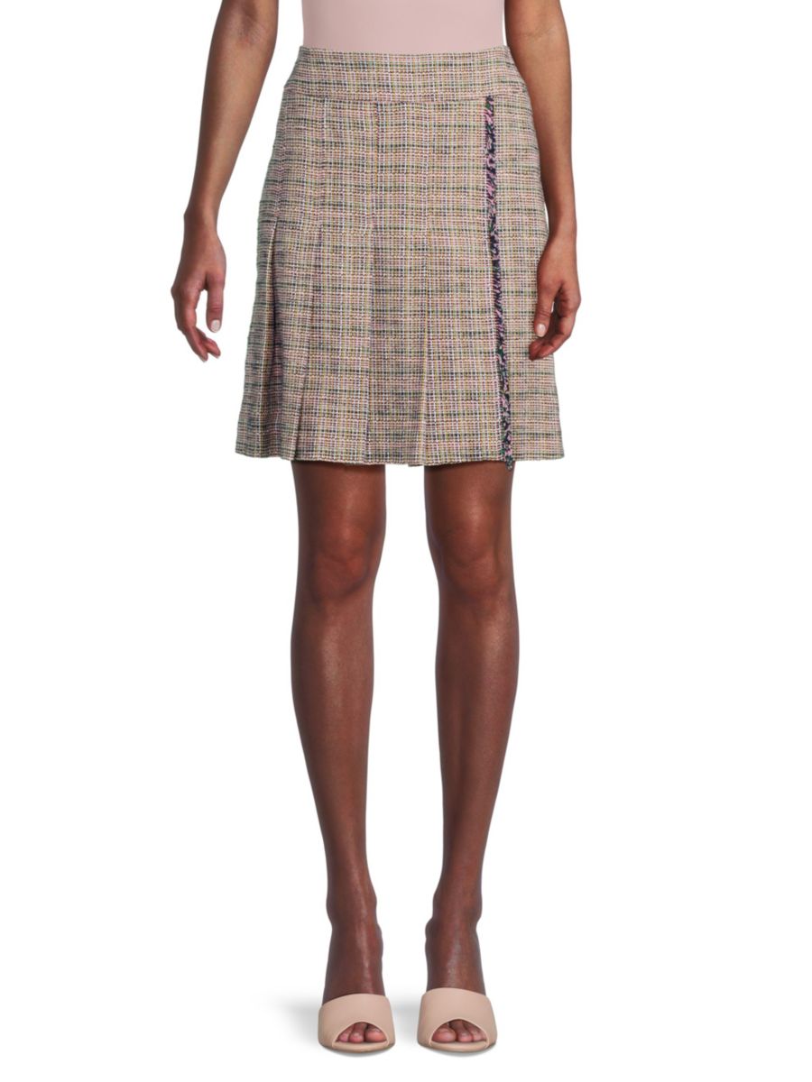 Мини-юбка в складку из твида Akris punto, розовый
Мини-юбка в складку из твида Akris punto, розовый