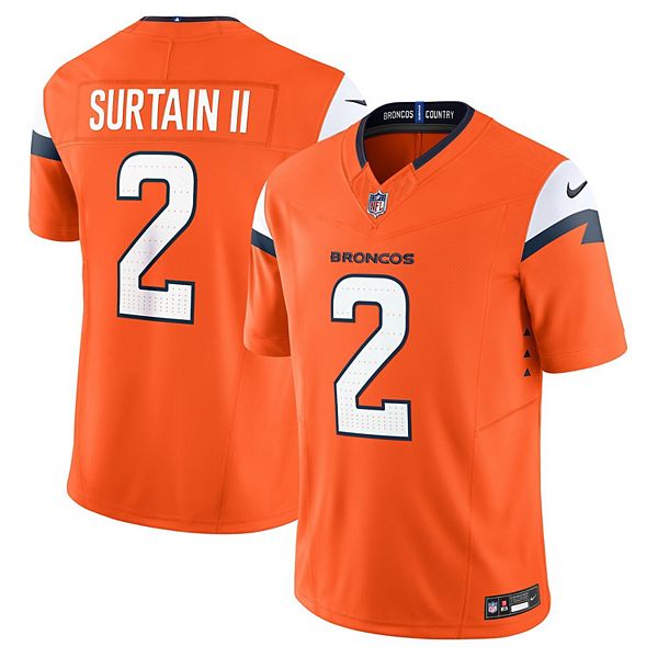 Мужская футболка Patrick Surtain II Orange Denver Broncos Mile High Collection Vapor FUSE Limited Nike
Мужская футболка Patrick Surtain II Orange Denver Broncos Mile High Collection Vapor FUSE Limited Nike