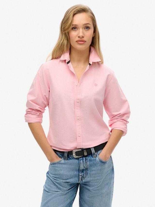 Приталенная оксфордская рубашка с длинным рукавом Superdry, цвет City Pink Chambray
Приталенная оксфордская рубашка с длинным рукавом Superdry, цвет City Pink Chambray