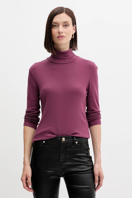 Хлопковый лонгслив United Colors Of Benetton, фиолетовый
Хлопковый лонгслив United Colors Of Benetton, фиолетовый