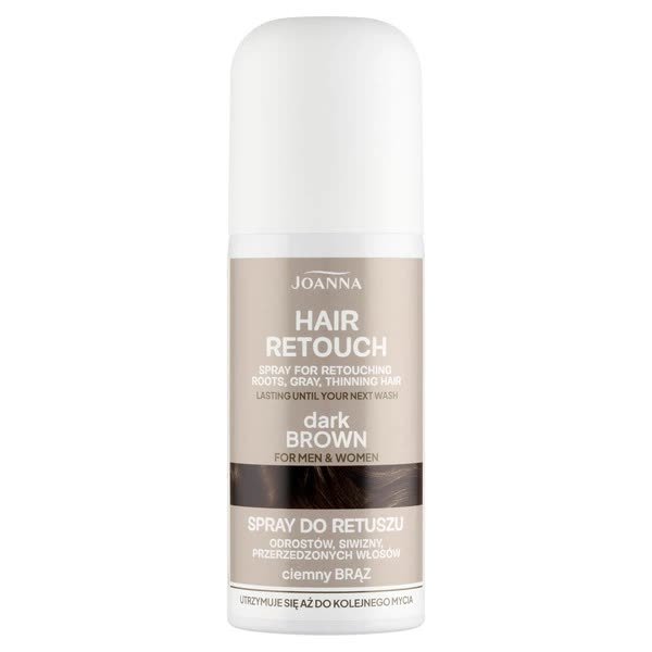 JOANNA PROFESSIONAL Hair Retouch корректор для роста волос спрей темно-коричневый 75 мл
JOANNA PROFESSIONAL Hair Retouch корректор для роста волос спрей темно-коричневый 75 мл