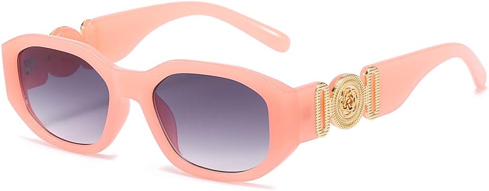 Солнцезащитные очки LASPOR неправильной формы для женщин и мужчин, модные ретро-винтажные прямоугольные очки, шестиугольные солнцезащитные очки для вождения, защита от УФ-излучения UV400, Pink
Солнцезащитные очки LASPOR неправильной формы для женщин и мужчин, модные ретро-винтажные прямоугольные очки, шестиугольные солнцезащитные очки для вождения, защита от УФ-излучения UV400, Pink