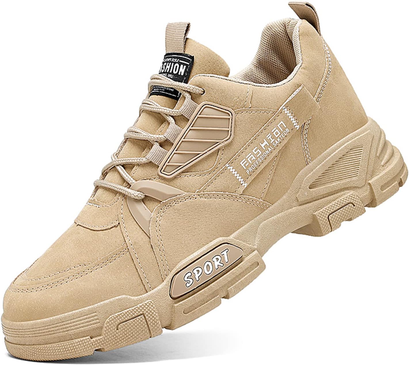 Мужские повседневные спортивные туфли Cmadolrs на шнуровке, модные, с нескользящей подошвой, удобные для ходьбы, кожаные, хаки
Мужские повседневные спортивные туфли Cmadolrs на шнуровке, модные, с нескользящей подошвой, удобные для ходьбы, кожаные, хаки