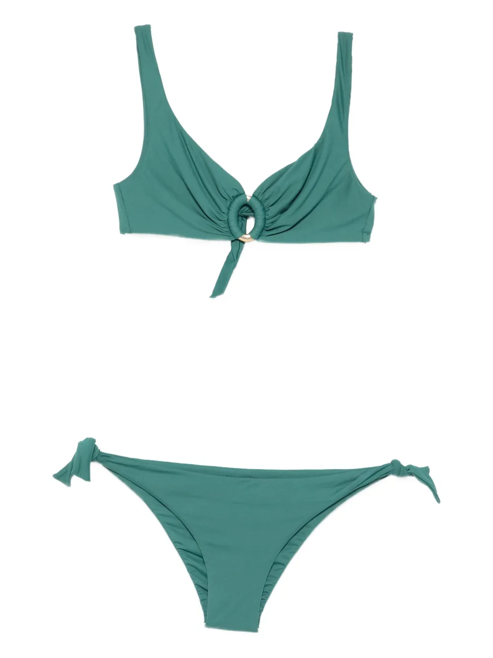 Бикини с кольцевыми деталями Fisico, зеленый
Бикини с кольцевыми деталями Fisico, зеленый