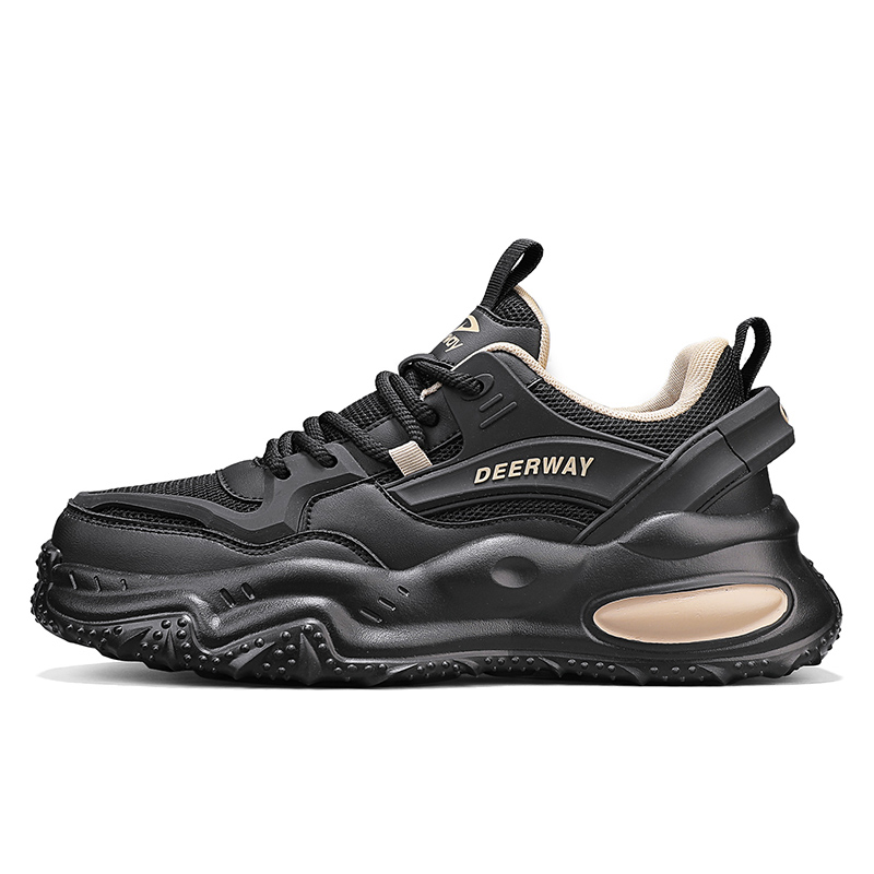 DEERWAY Антискользящие износостойкие мужские повседневные кеды низкие черные, цвет Black
DEERWAY Антискользящие износостойкие мужские повседневные кеды низкие черные, цвет Black