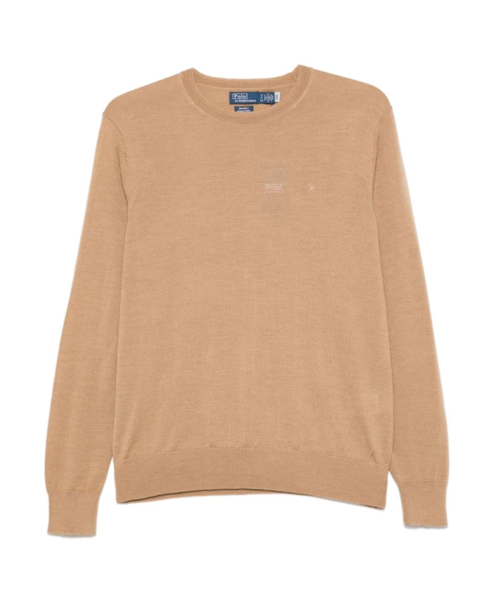 Шерстяной свитер с длинными рукавами Polo Ralph Lauren, коричневый
Шерстяной свитер с длинными рукавами Polo Ralph Lauren, коричневый