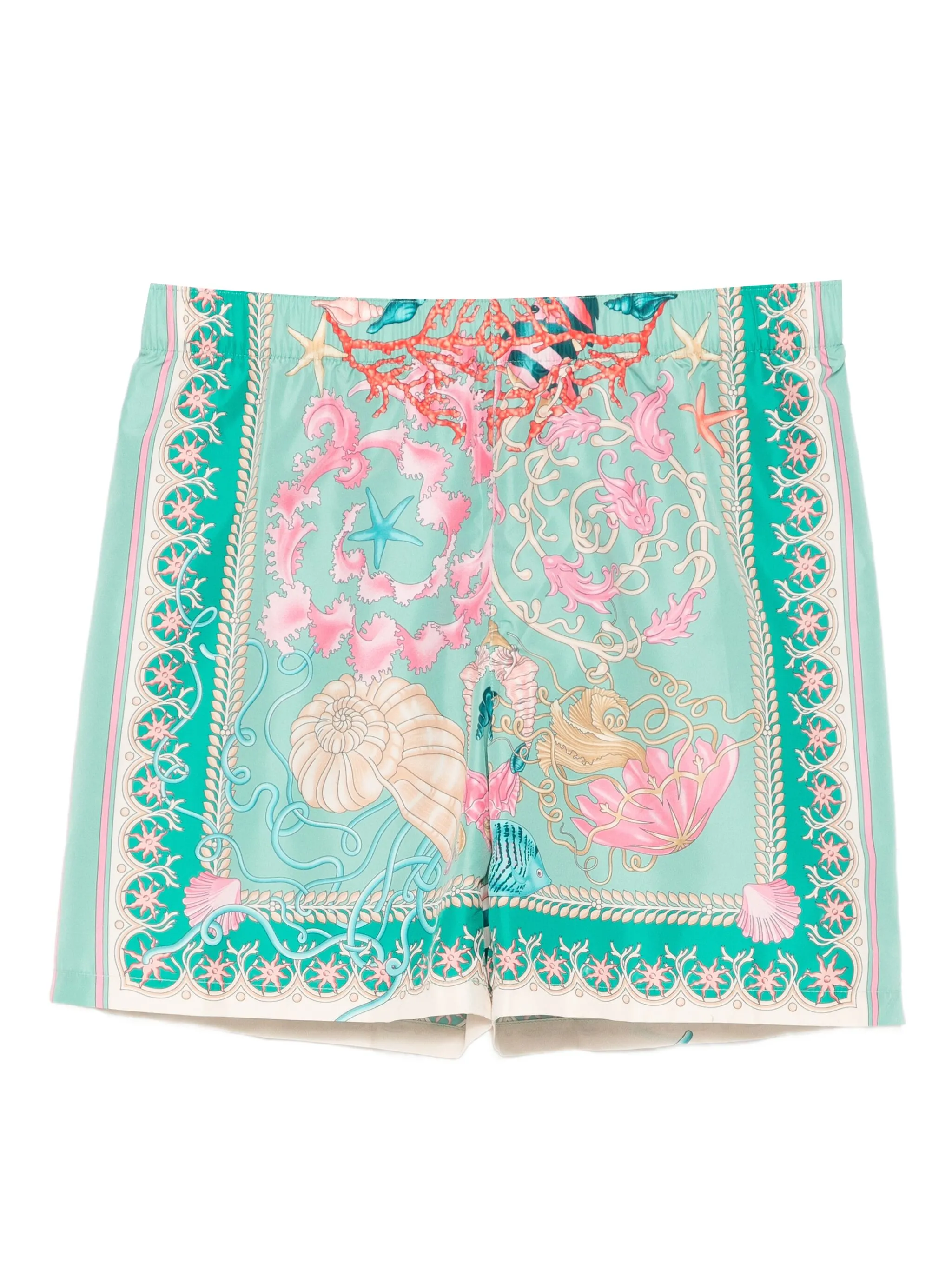 Шорты с узором Barocco Versace Kids, зеленый
Шорты с узором Barocco Versace Kids, зеленый