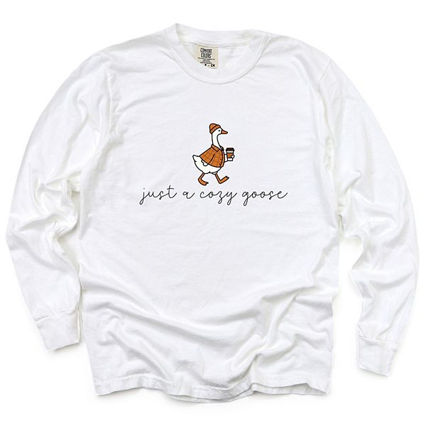 Простая уютная футболка с принтом Just a cozy goose plaid - женская, окрашенная в готовом виде, с длинным рукавом Simply Sage Market, White, Белый, Простая уютная футболка с принтом Just a cozy goose plaid - женская, окрашенная в готовом виде, с длинным р
Простая уютная футболка с принтом Just a cozy goose plaid - женская, окрашенная в готовом виде, с длинным рукавом Simply Sage Market, White, Белый, Простая уютная футболка с принтом Just a cozy goose plaid - женская, окрашенная в готовом виде, с длинным р