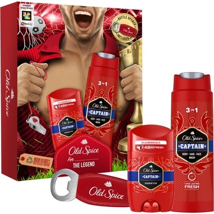 Old Spice Подарочный набор для мужчин «Легенда футбола»
Old Spice Подарочный набор для мужчин «Легенда футбола»