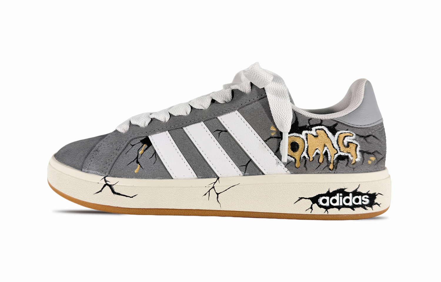 Grand Court Base 00s JiaYue, Break Boundaries термостойкий водонепроницаемый износостойкий кроссовки Low top Adidas, серый
Grand Court Base 00s JiaYue, Break Boundaries термостойкий водонепроницаемый износостойкий кроссовки Low top Adidas, серый