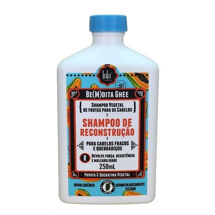 Lola Cosmetics Be(M)Dita Ghee Восстанавливающий шампунь с папайей и растительным кератином 250 мл, Unbekannt
Lola Cosmetics Be(M)Dita Ghee Восстанавливающий шампунь с папайей и растительным кератином 250 мл, Unbekannt