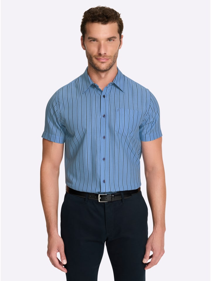Рубашка с короткими рукавами в небесно-голубую полоску WITT WEIDEN
Рубашка с короткими рукавами в небесно-голубую полоску WITT WEIDEN