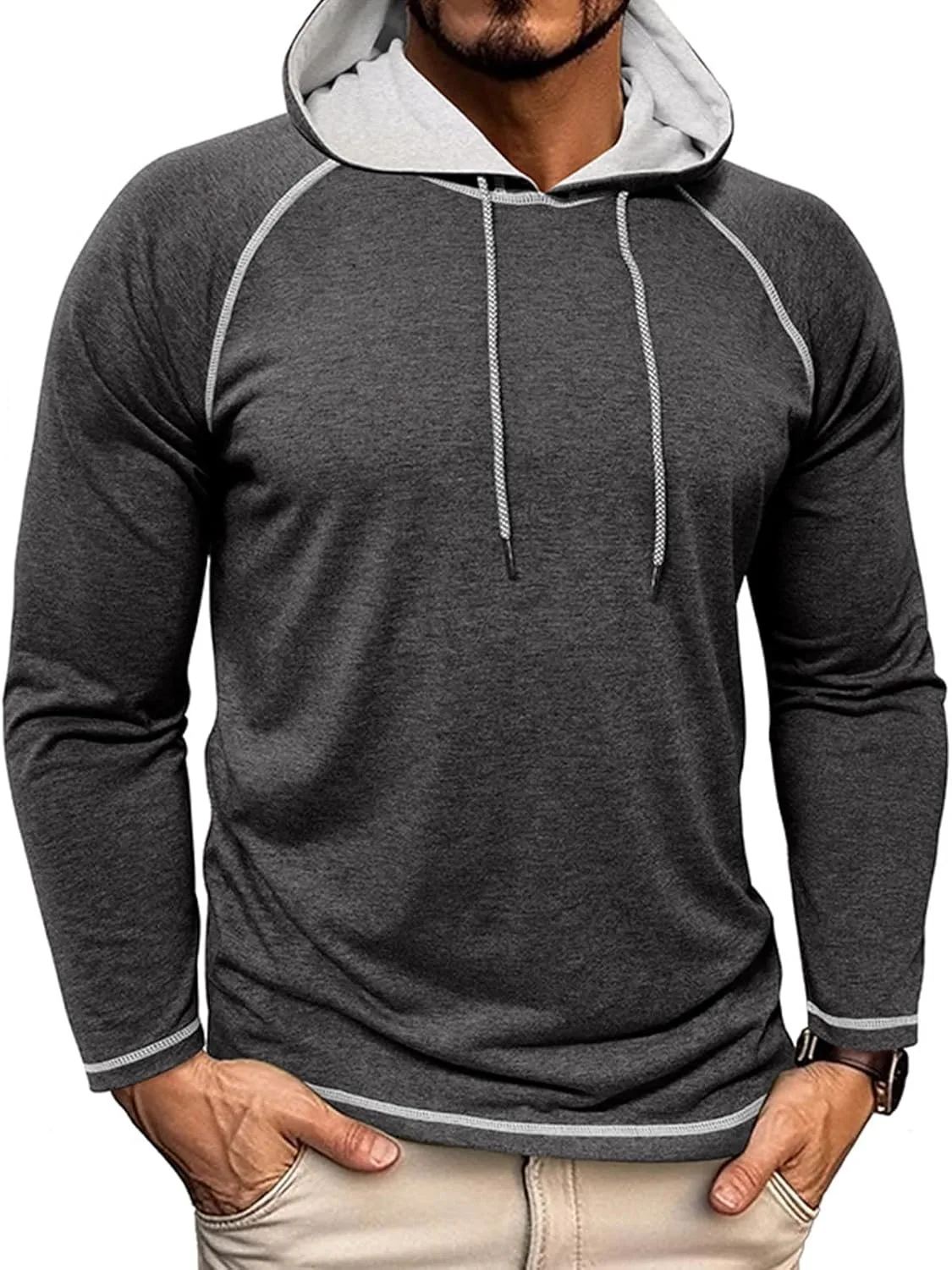 Футболка с длинным рукавом и капюшоном для мужчин slim fit Thatrich
Футболка с длинным рукавом и капюшоном для мужчин slim fit Thatrich