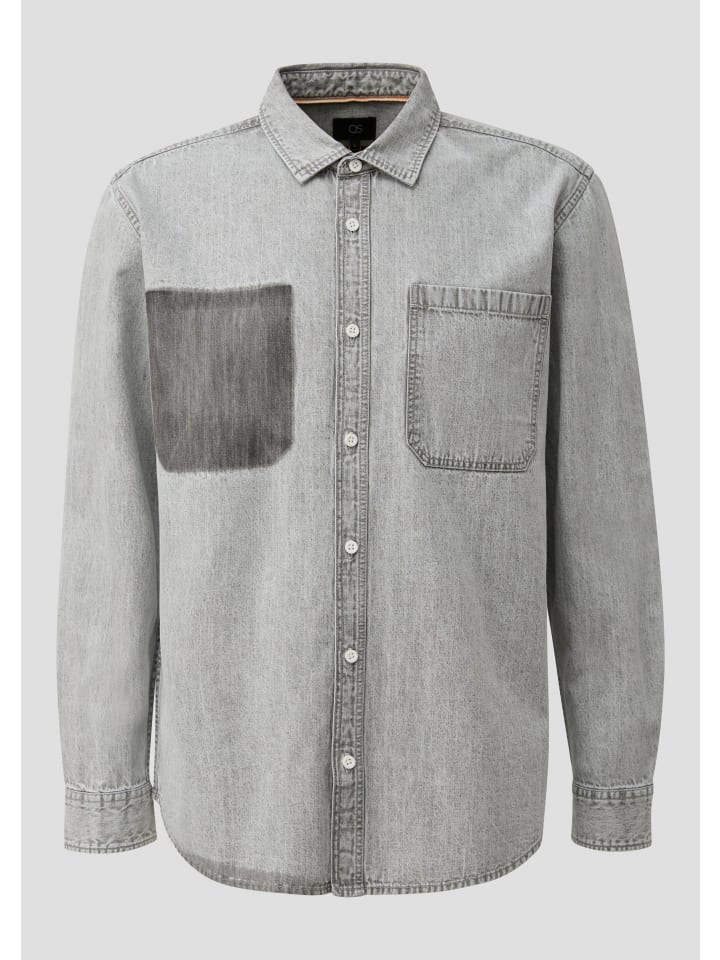 Рубашка 92Y5_серого цвета QS
Рубашка 92Y5_серого цвета QS