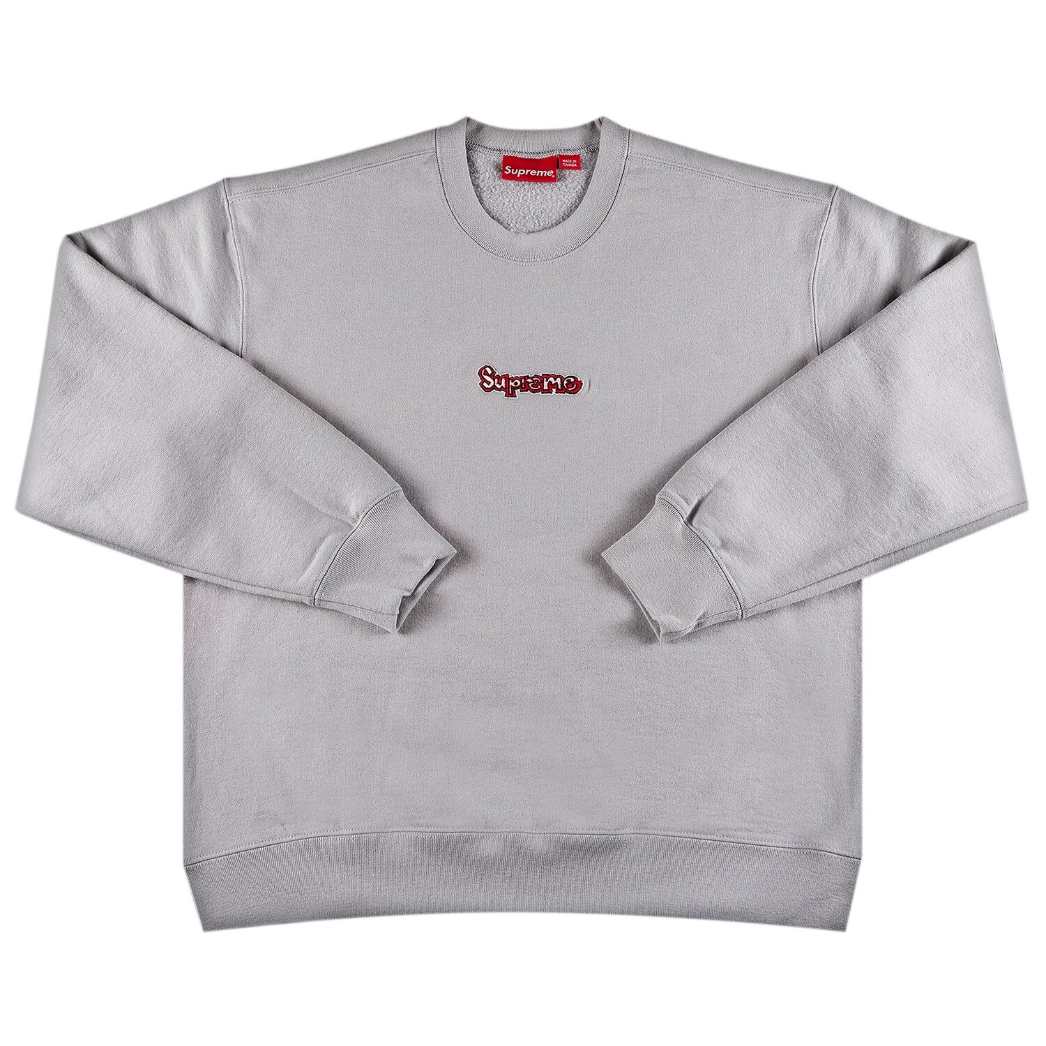 Круглый вырез с логотипом Supreme Gonz, цвет Серый
Круглый вырез с логотипом Supreme Gonz, цвет Серый