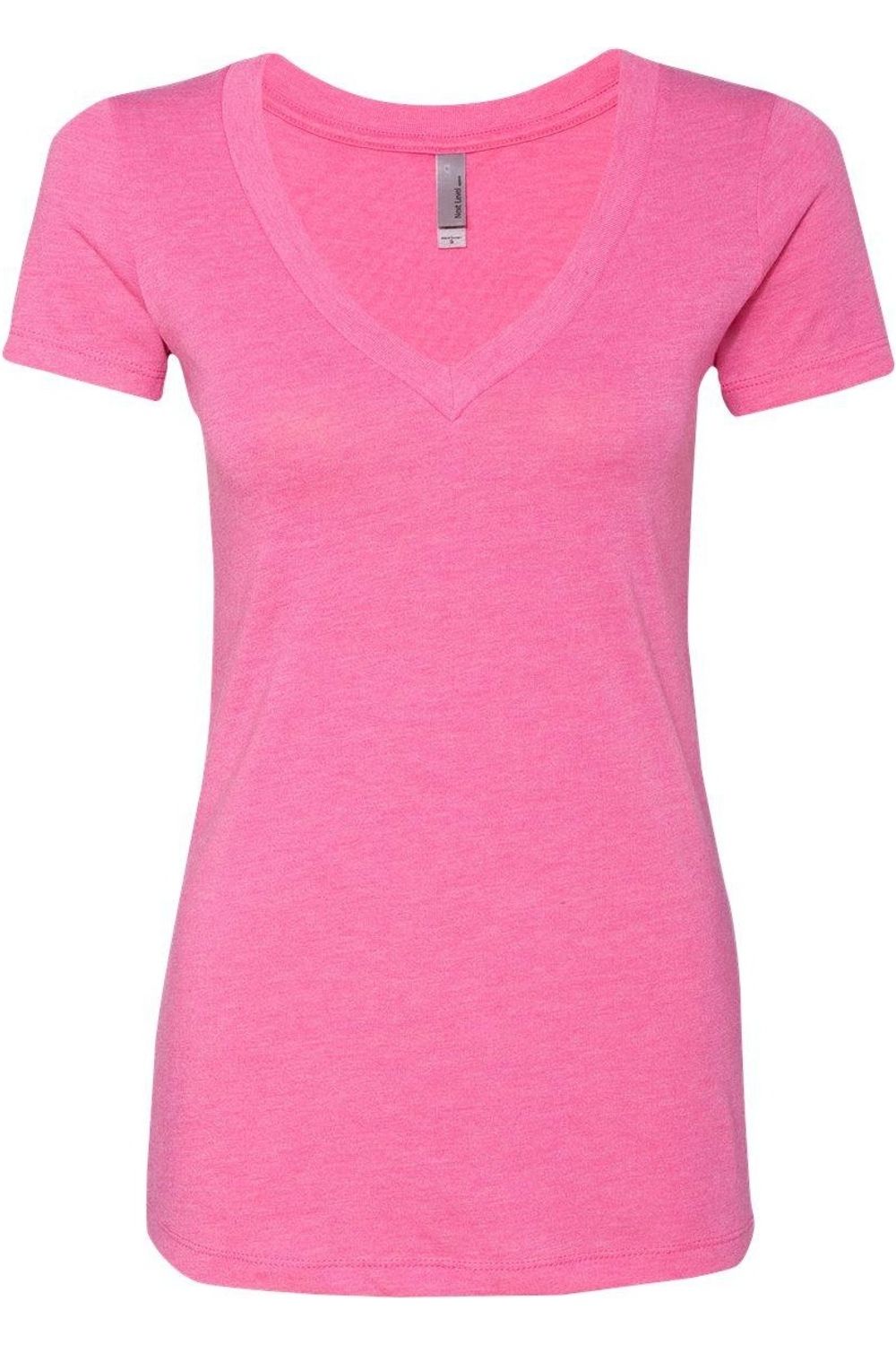 Футболка женская трикотажная с глубоким V-образным вырезом Next Level, розовый
Футболка женская трикотажная с глубоким V-образным вырезом Next Level, розовый