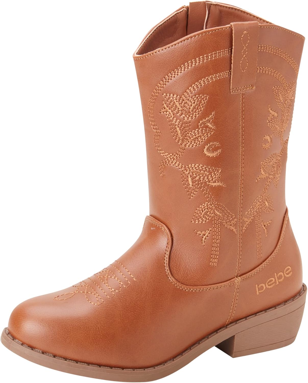 Сапоги Bebe Girls Cowboy - Классические ковбойские сапоги в стиле вестерн для девочек - Сапоги средней высоты для верховой езды для малышей, маленьких и больших девочек, Cognac 2
Сапоги Bebe Girls Cowboy - Классические ковбойские сапоги в стиле вестерн для девочек - Сапоги средней высоты для верховой езды для малышей, маленьких и больших девочек, Cognac 2