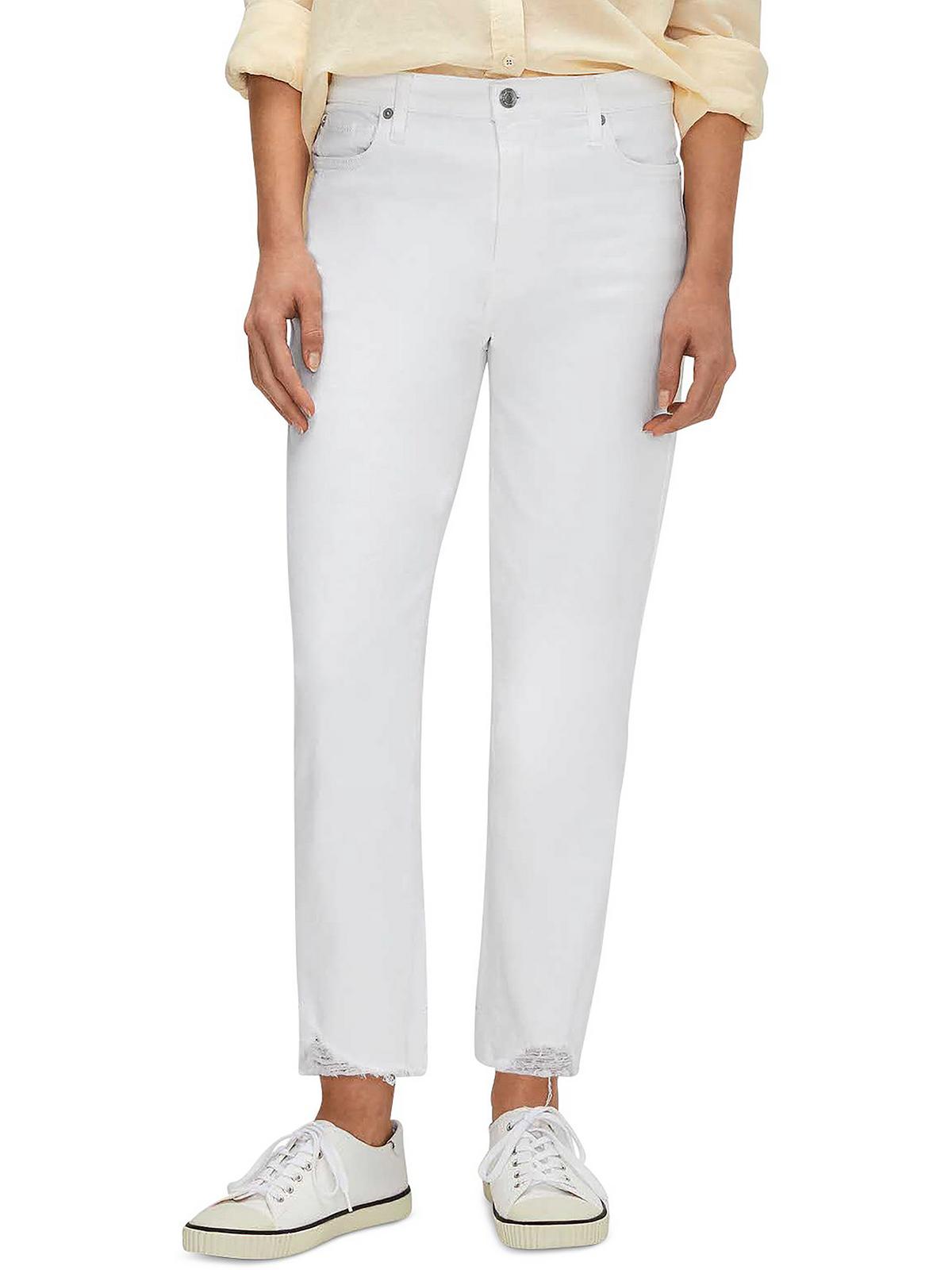 Женские укороченные джинсы прямого кроя с необработанным краем 7 For All Mankind, цвет soleil
Женские укороченные джинсы прямого кроя с необработанным краем 7 For All Mankind, цвет soleil