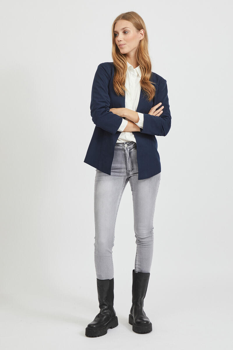 Vila блейзер со сборками на рукавах Vila, темно-синий
Vila блейзер со сборками на рукавах Vila, темно-синий