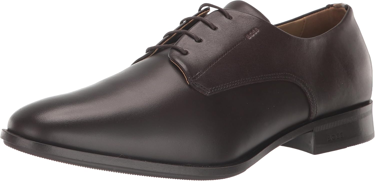 Мужские дерби-оксфорды BOSS Colby из мягкой кожи, темно-коричневый
Мужские дерби-оксфорды BOSS Colby из мягкой кожи, темно-коричневый