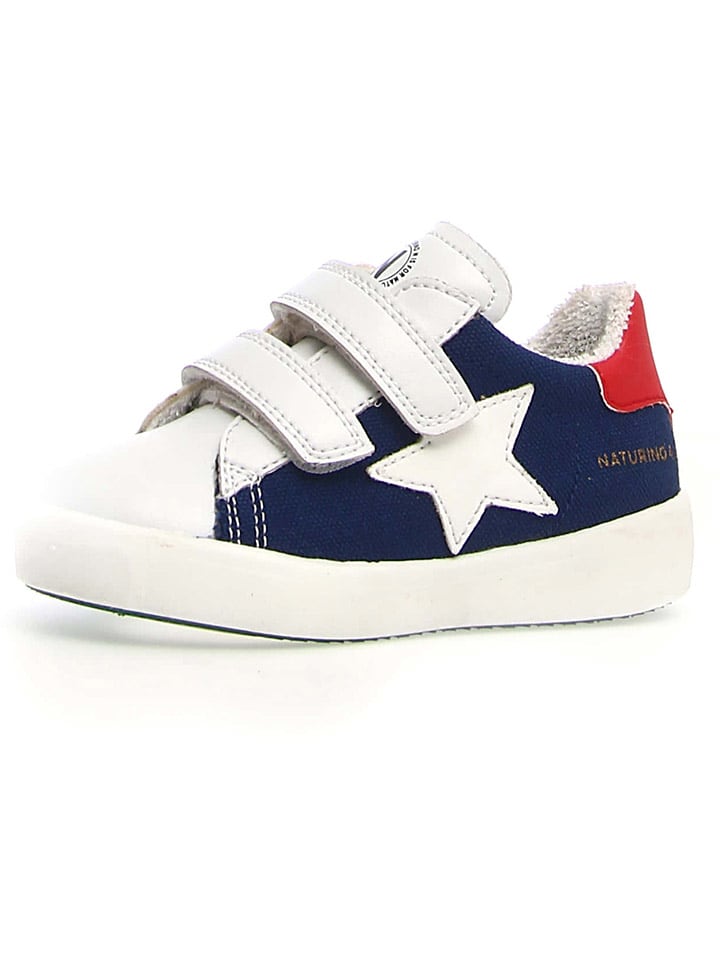 Naturino Кожаные кроссовки "Annie" в бело-темно-синей расцветке
Naturino Кожаные кроссовки "Annie" в бело-темно-синей расцветке