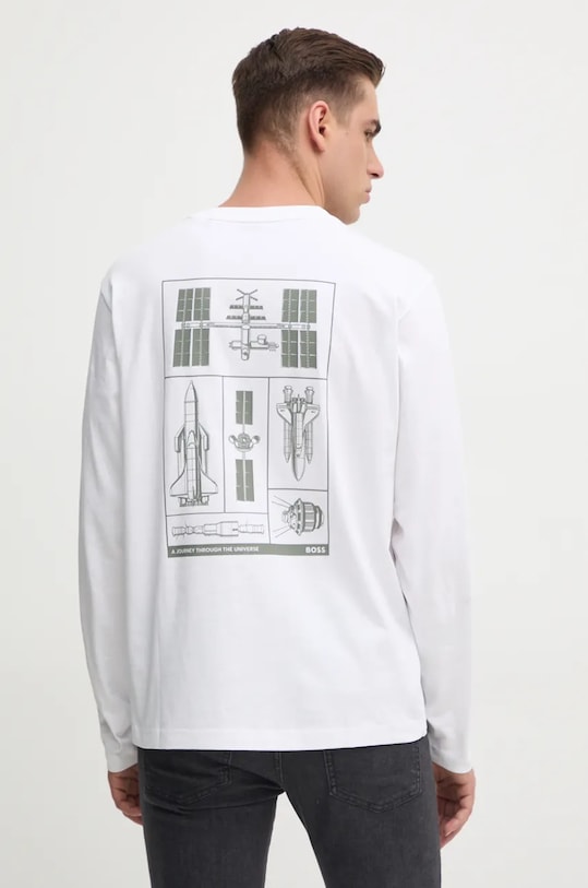 Хлопковая водолазка Boss Orange, белый
Хлопковая водолазка Boss Orange, белый