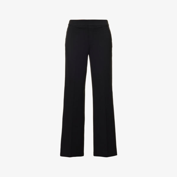 Широкие брюки из вискозы со средней посадкой The Perfect Pant Spanx, черный 
Широкие брюки из вискозы со средней посадкой The Perfect Pant Spanx, черный