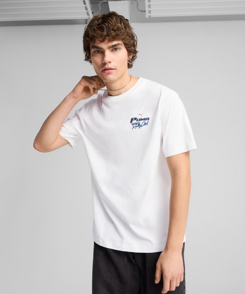 Мужская футболка с коротким рукавом свободного кроя, принт Graphics MOTO PUMA, белый
Мужская футболка с коротким рукавом свободного кроя, принт Graphics MOTO PUMA, белый