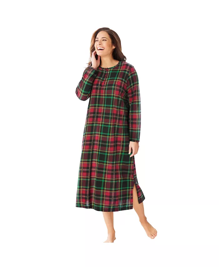 Женская пижама больших размеров с длинными рукавами и принтом хенли Dreams & Co., красный
Женская пижама больших размеров с длинными рукавами и принтом хенли Dreams & Co., красный