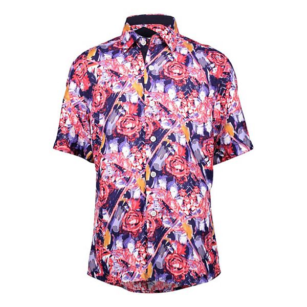 Мальчиковая рубашка slim fit с принтом краски Elie Balleh
Мальчиковая рубашка slim fit с принтом краски Elie Balleh