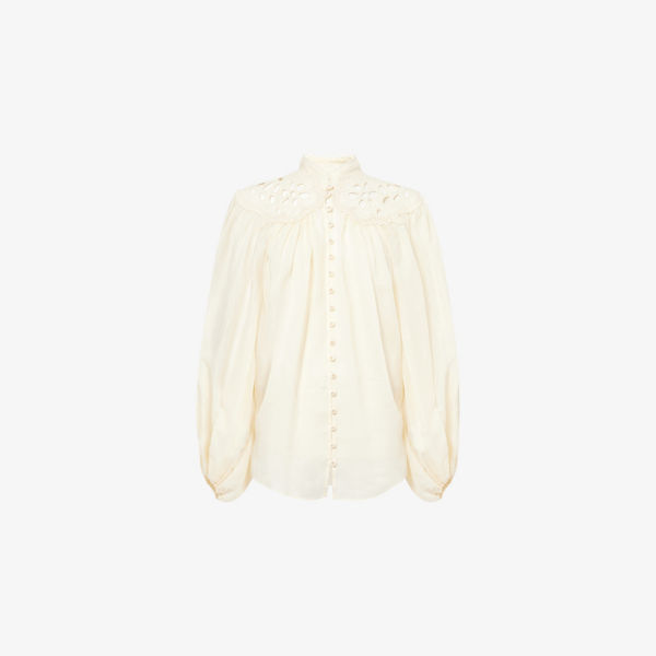 Блуза Zimmermann Coco с вышивкой, бежевый
Блуза Zimmermann Coco с вышивкой, бежевый