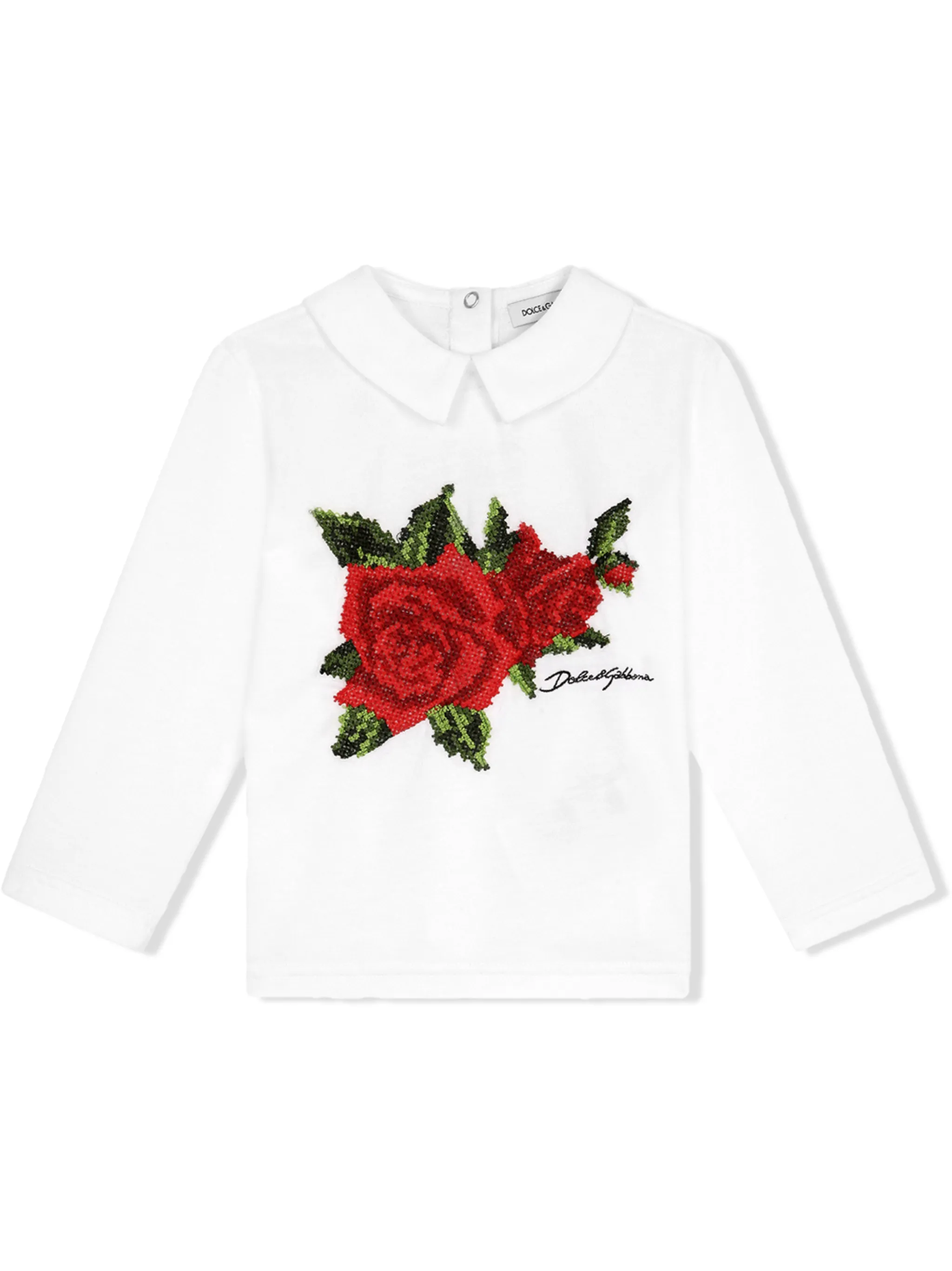 Блузка с вышивкой Dolce & Gabbana Kids, белый
Блузка с вышивкой Dolce & Gabbana Kids, белый