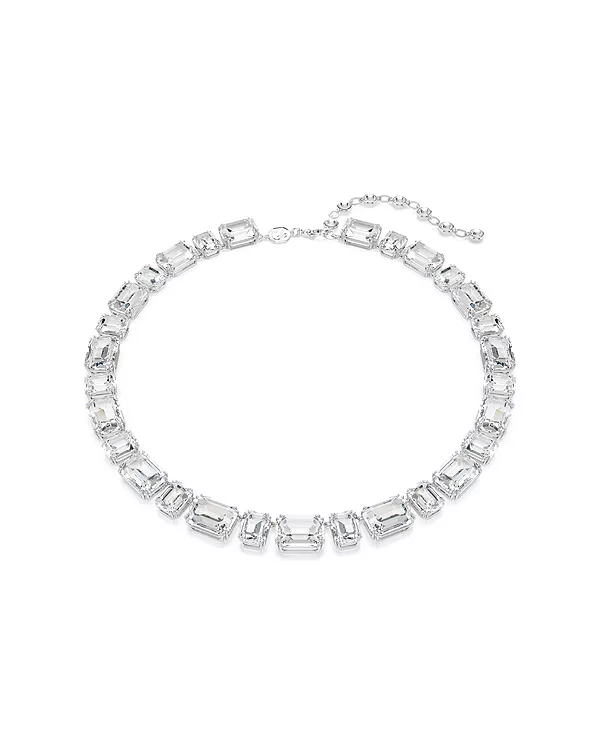 Теннисное ожерелье Millenia с восьмиугольной огранкой и белым родиевым покрытием Swarovski, white
Теннисное ожерелье Millenia с восьмиугольной огранкой и белым родиевым покрытием Swarovski, white