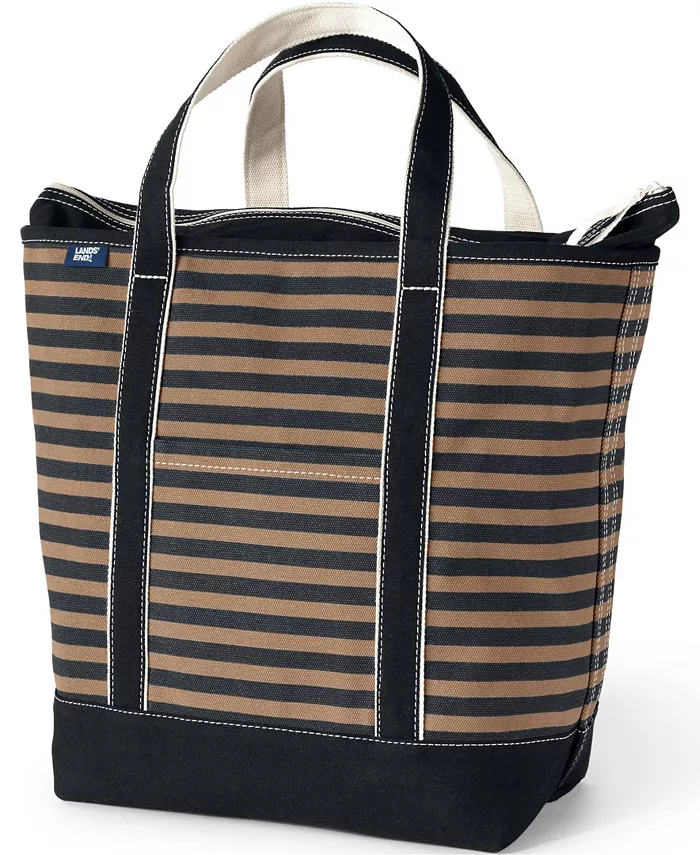 Холщовая сумка-тоут с крупным принтом и 5 карманами на молнии Lands' End, коричневый
Холщовая сумка-тоут с крупным принтом и 5 карманами на молнии Lands' End, коричневый