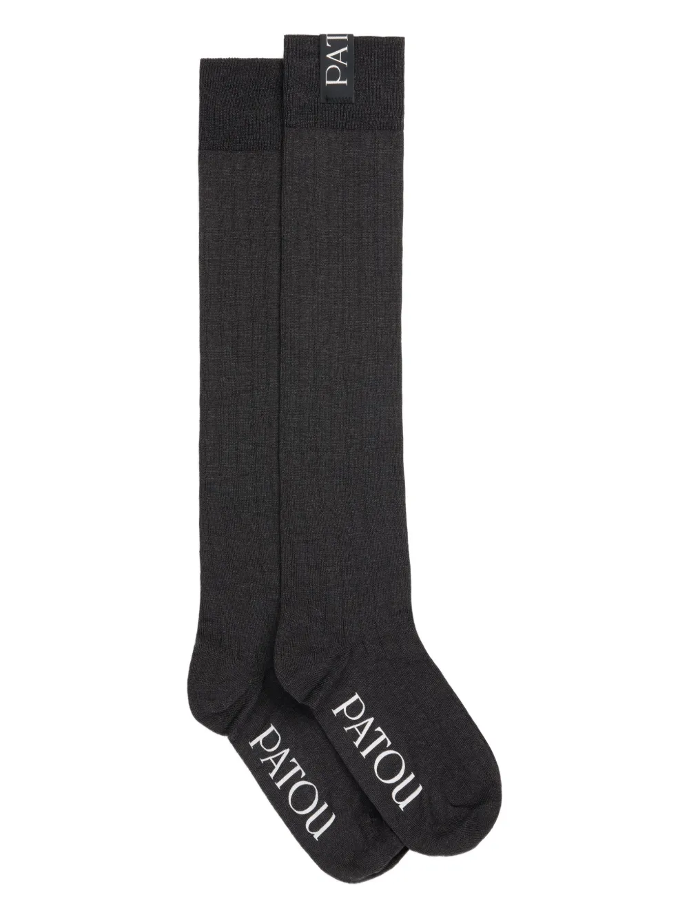 Гольфы в рубчик PATOU, черный
Гольфы в рубчик PATOU, черный